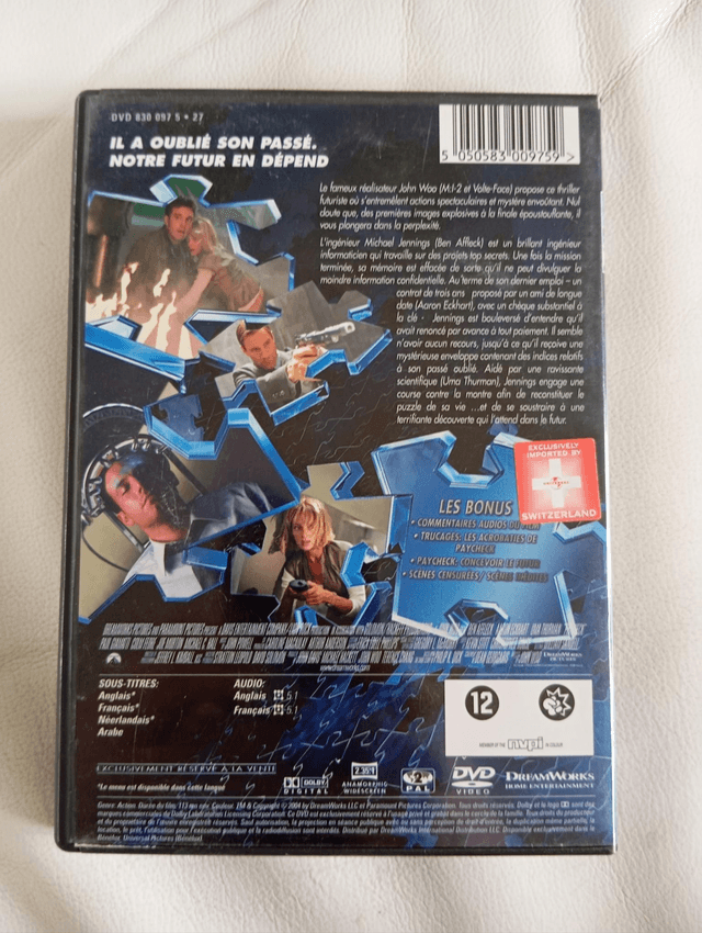 DVD Paycheck 