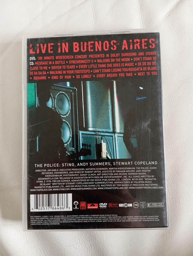 DVD CD The Police certifiable 