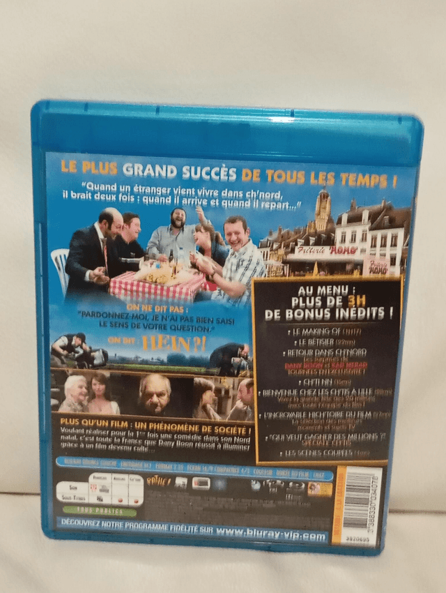 Blu ray bienvenue chez les ch'tis 