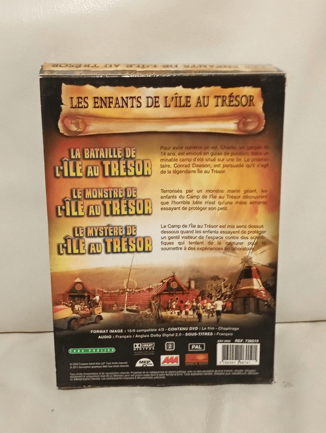 Coffret DVD Les enfants de l'île au trésor 