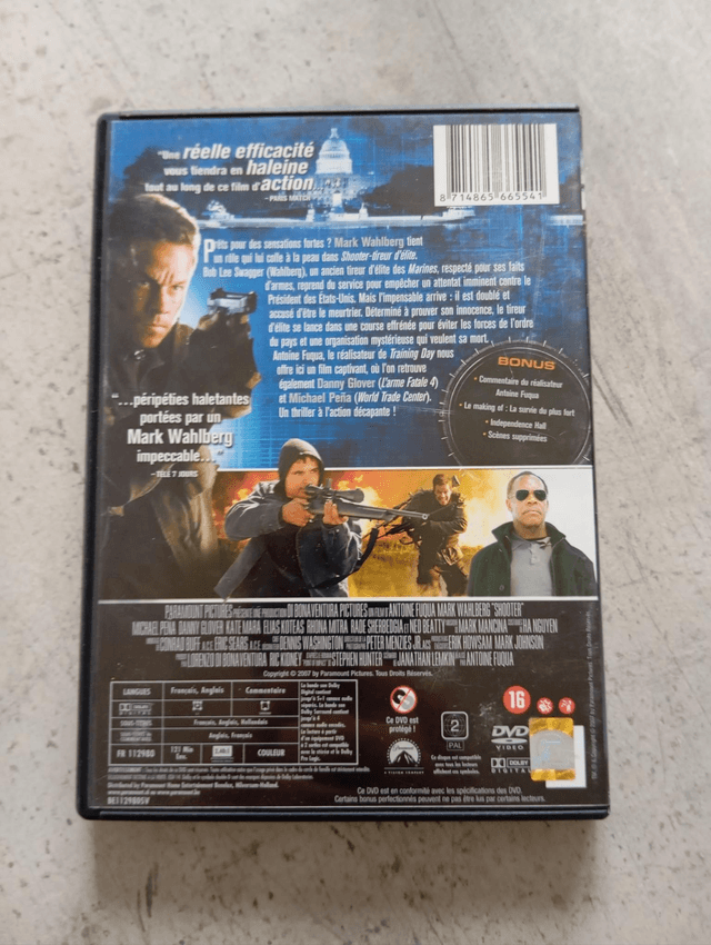 DVD shooter tireur d'élite 