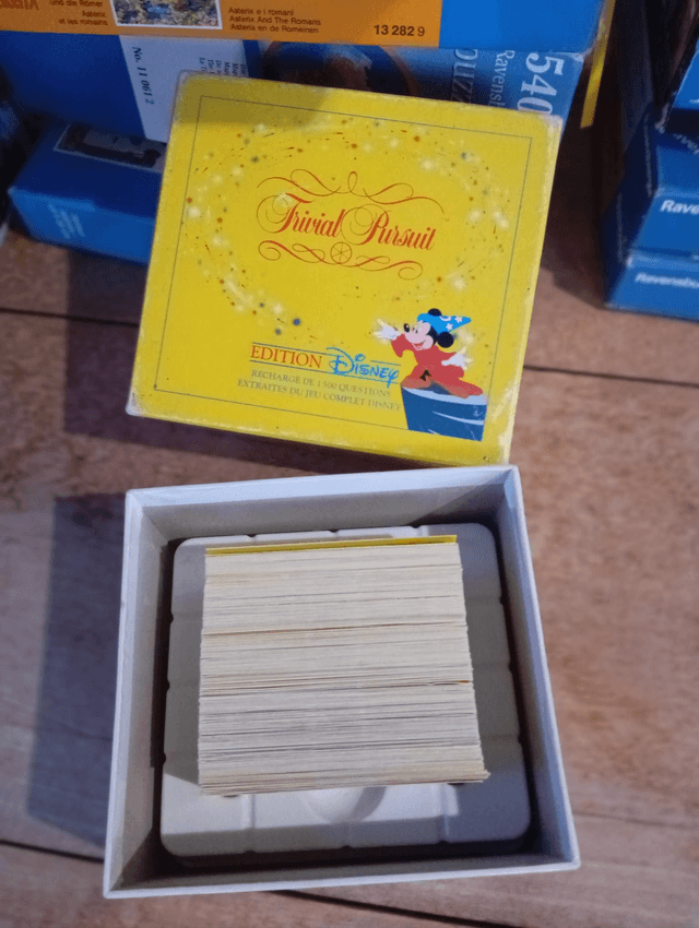 Recharge Trivial pursuit disney