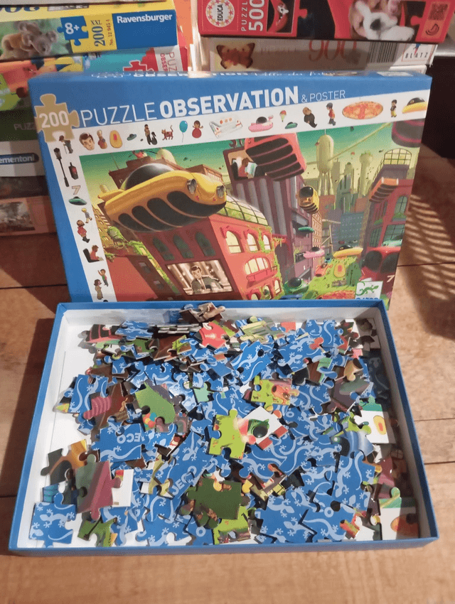 Puzzle observation Djeco 200 pièces futur