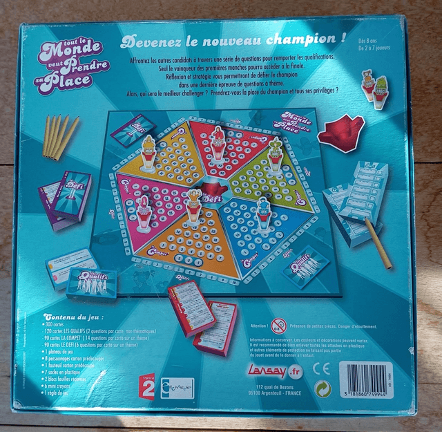 Jeu Tout le monde veut prendre sa place