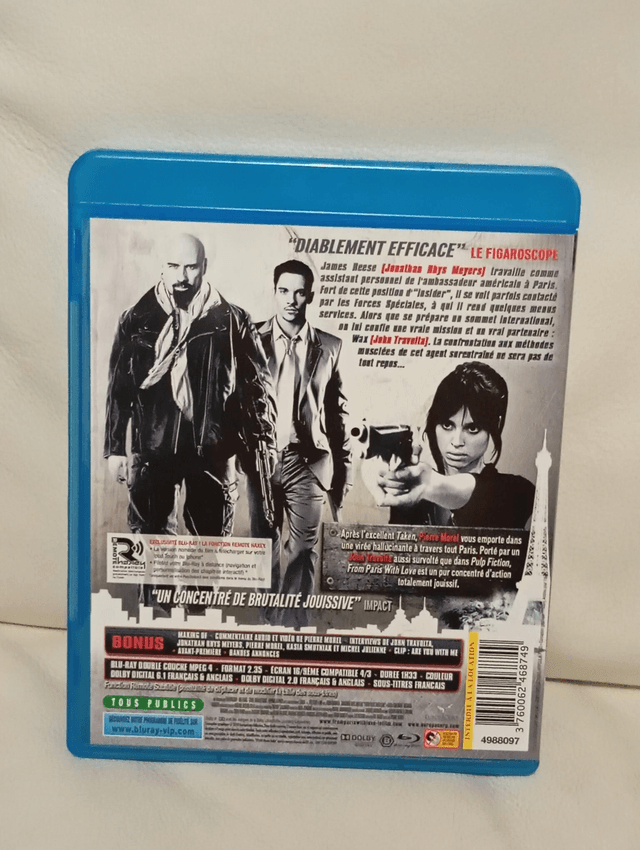 Blu Ray From Paris with love 