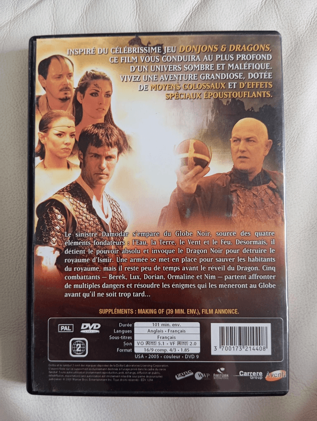 DVD Donjons et dragons