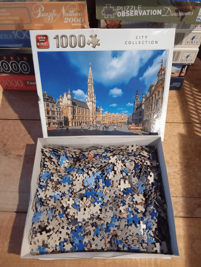 Puzzle king 1000 pièces Grand palace Bruxelles 