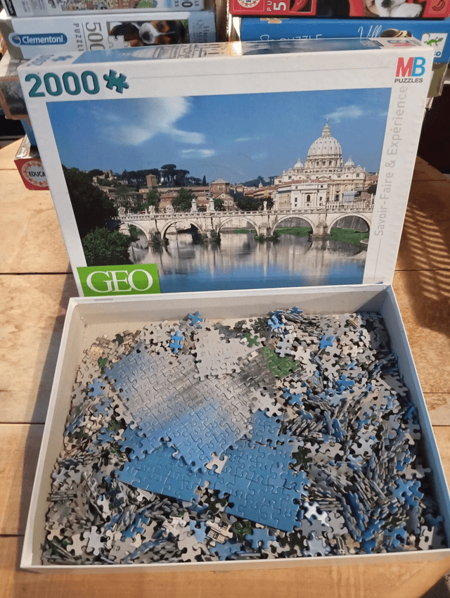 Puzzle Geo collections 2000 pièces palais