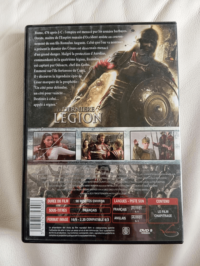 DVD la dernière légion