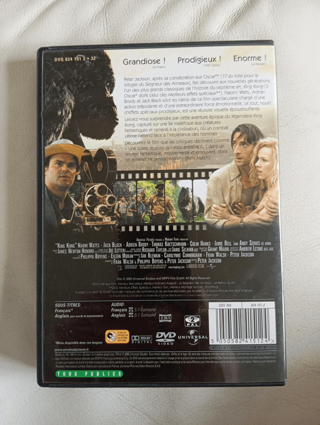 DVD King Kong 
