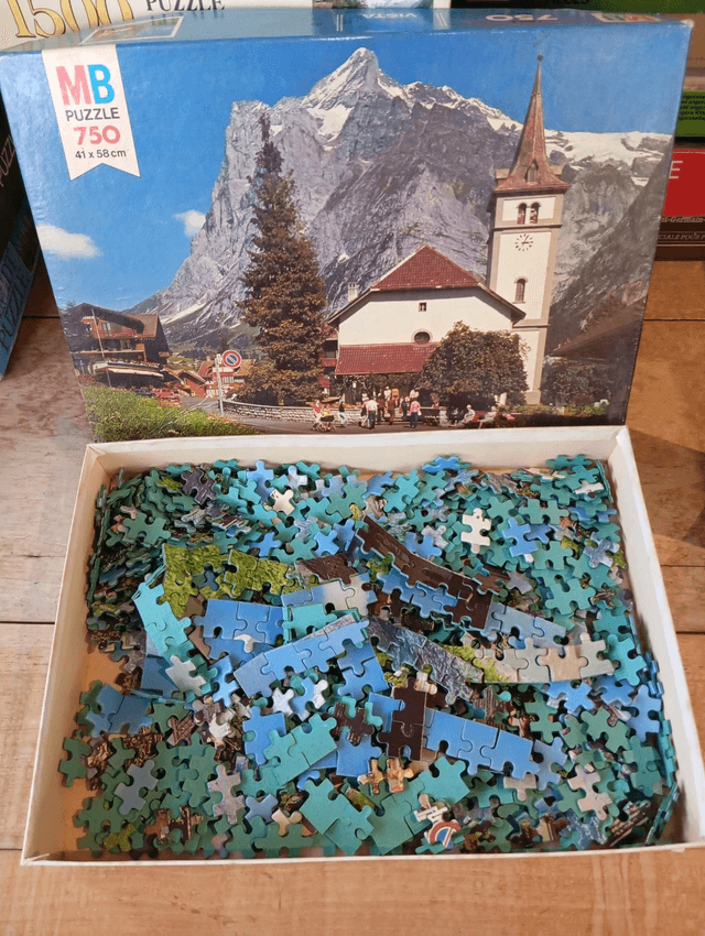 Puzzle MB 750 pièces montagne