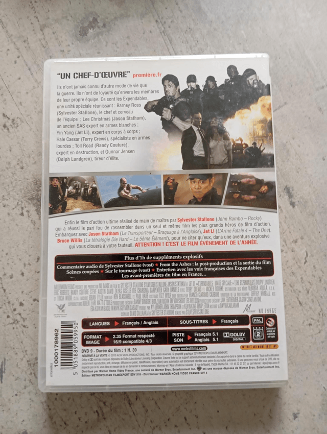 DVD Expendables 