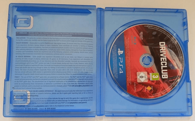 Jeu PS4 Driveclub 