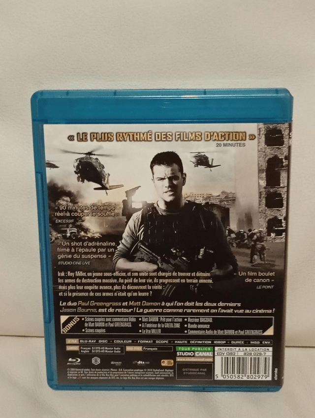 Blu Ray Green zone