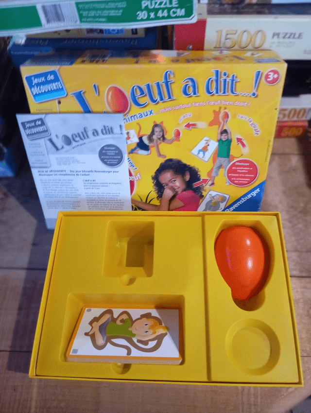 Jeu de société L'oeuf a dit imite les animaux 