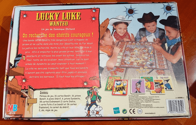 Jeu Lucky Luke wanted