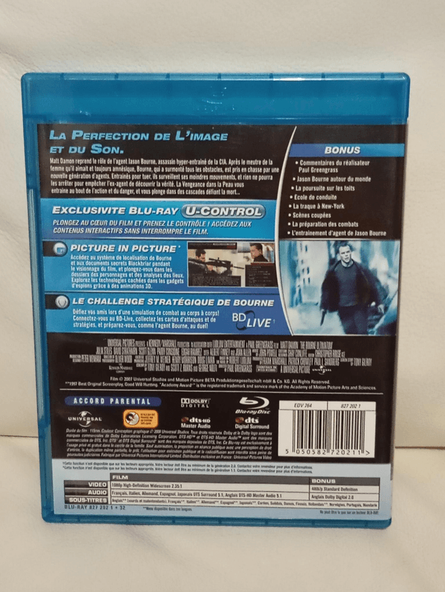 Blu ray La vengeance dans la peau