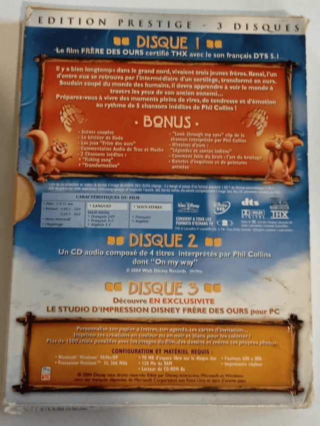 Coffret collector Frère des ours