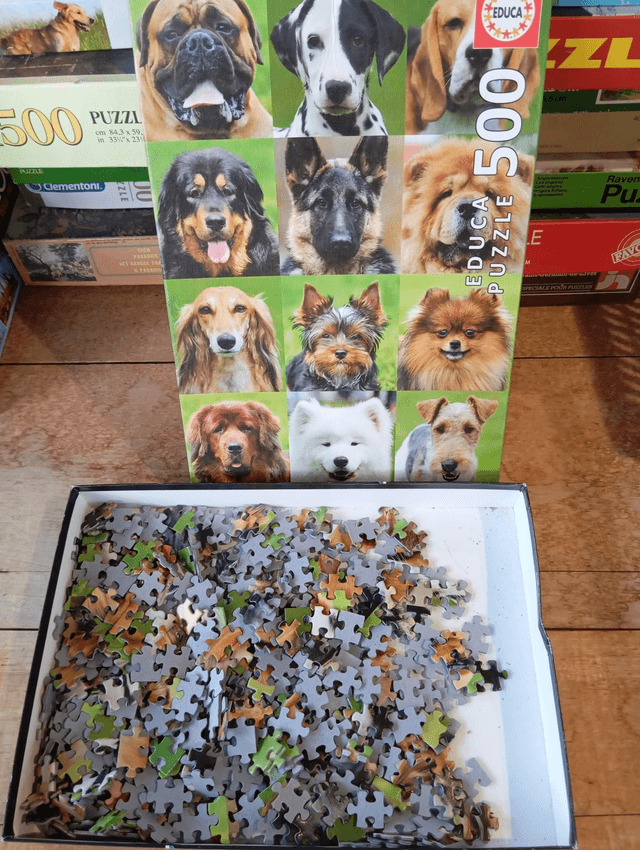 Puzzle Educa 500 pièces chiens