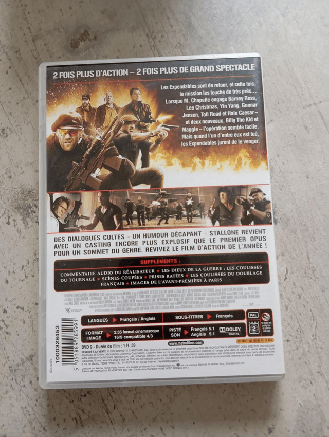 DVD Expendables 2 
