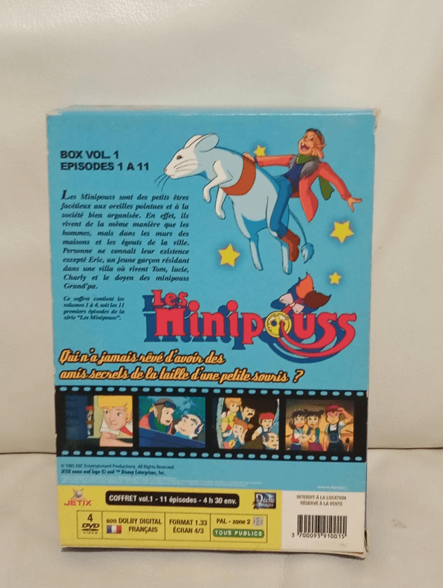 Coffret DVD Les minipouss box 1