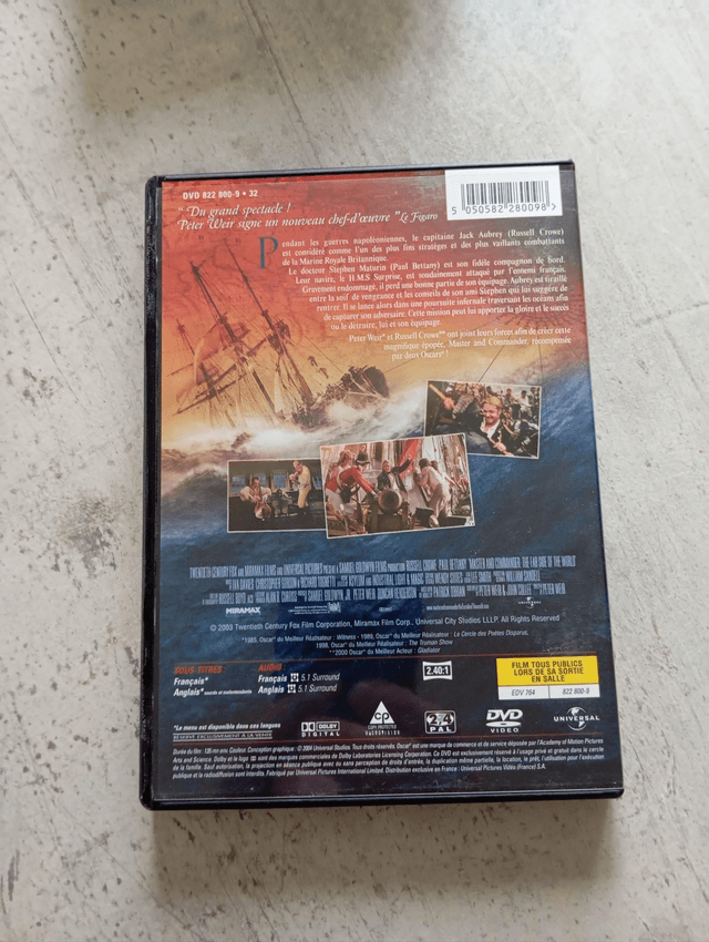 DVD Master and commander 