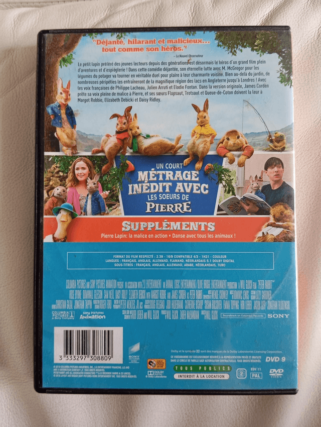 DVD Pierre lapin