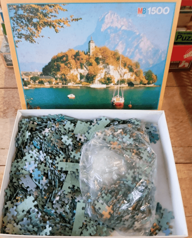 Puzzle MB 1500 pièces ilot