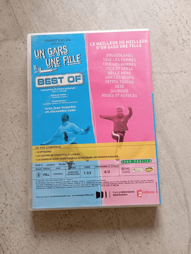 DVD Un gars et une fille best of