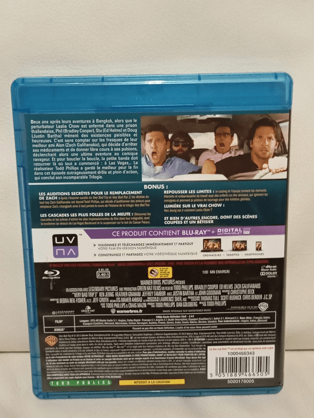 Blu Ray Very bad trip 3