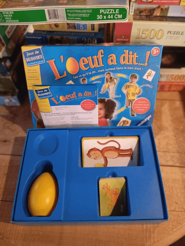 Jeu de société L'oeuf a dit Fais ce qu'il te dit 