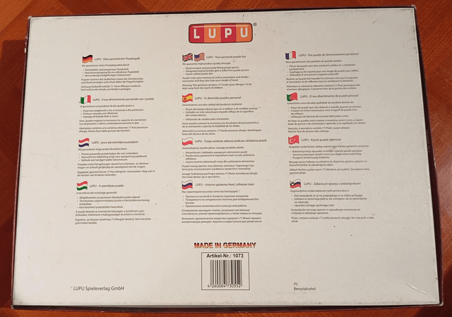 Puzzle Lupu 1000 pièces café