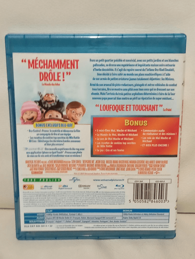 Blu ray moi moche et méchant 