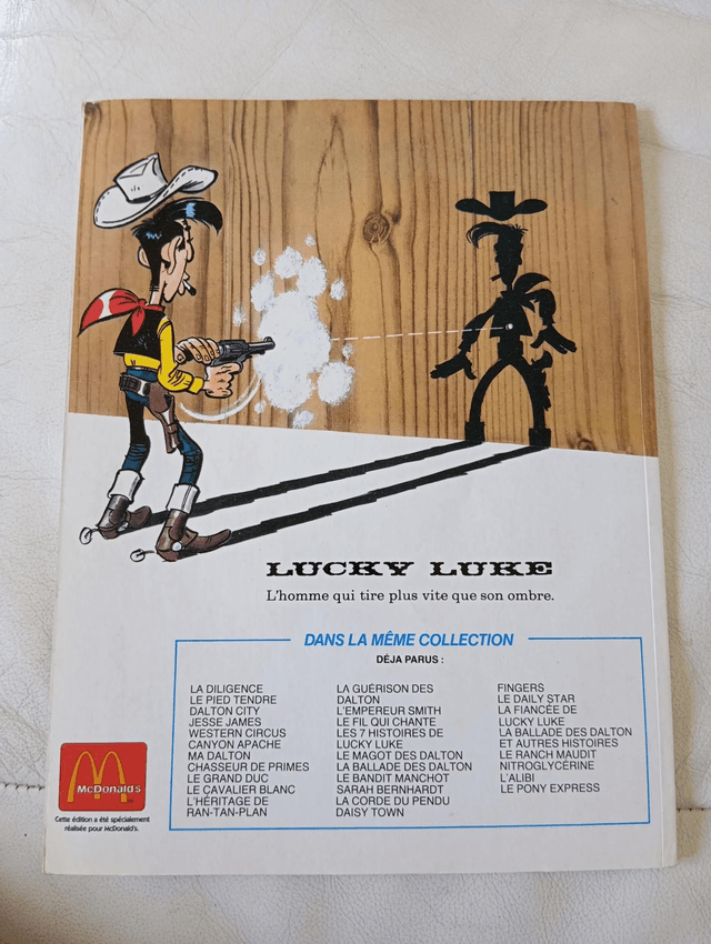 Bd souple Lucky Luke Dalton city