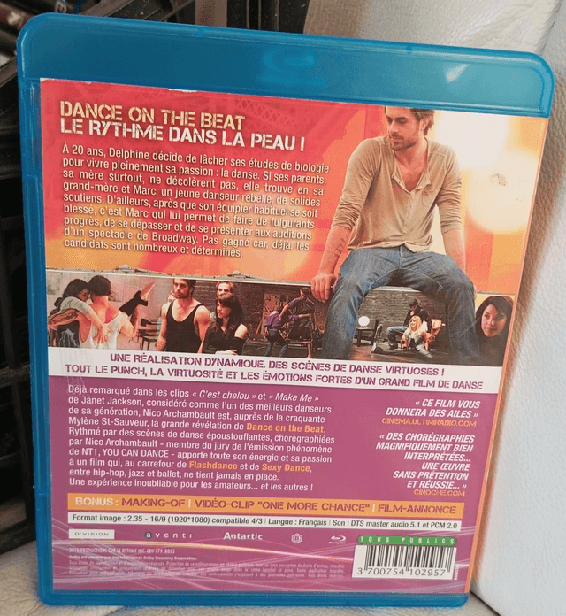 Blu ray dance on the beat 
