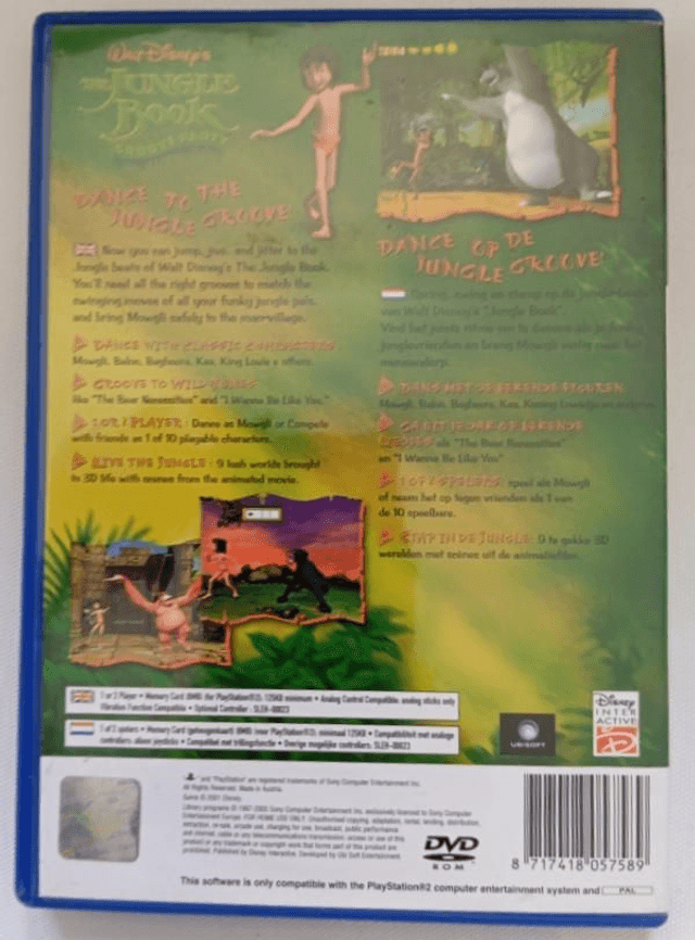Jeu PS2 anglais The jungle book