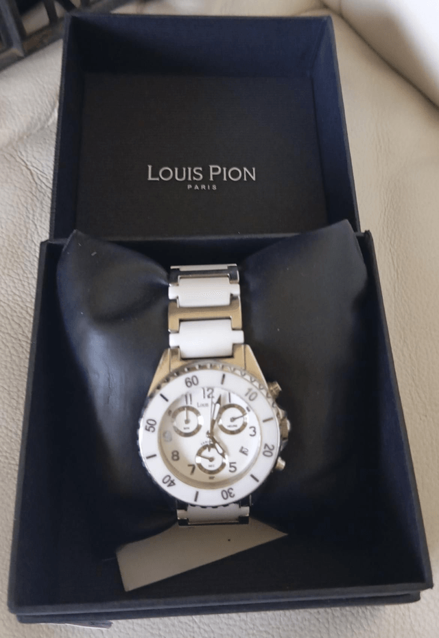 Montre Louis Pion blanche