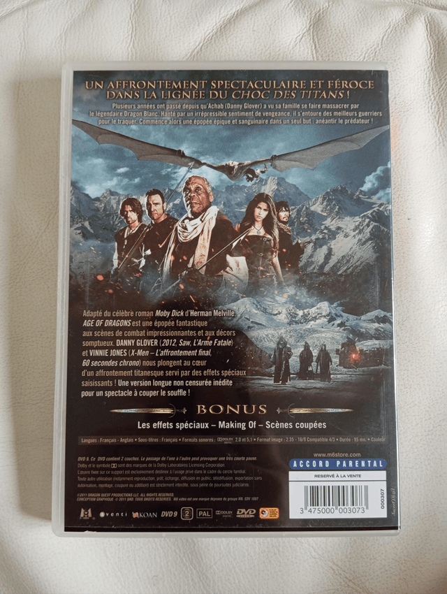 DVD Age of dragons 