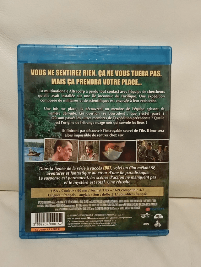 Blu ray Final battle of the lost island