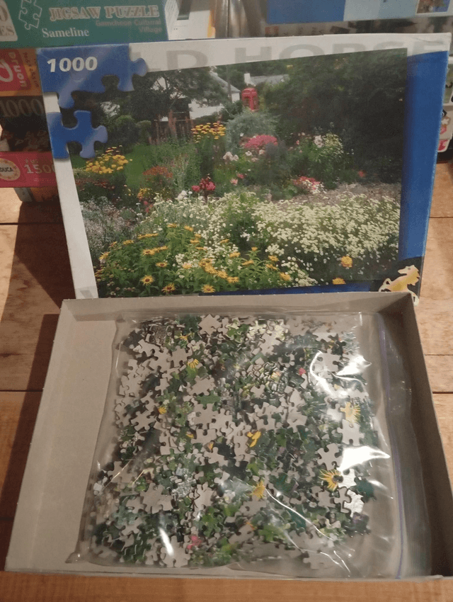Puzzle wild horse 1000 pièces jardin