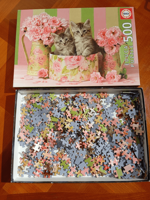 Puzzle Educa 500 pièces petits chatons