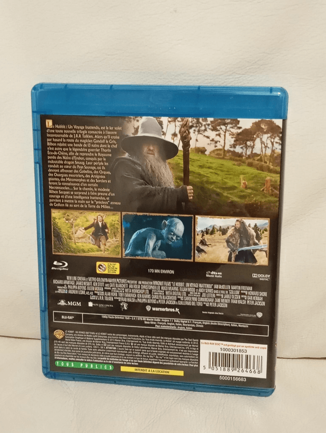 Blu ray Le Hobbit un voyage inattendu 