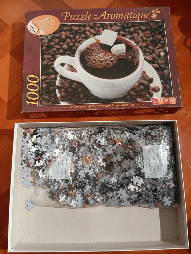 Puzzle Lupu 1000 pièces café