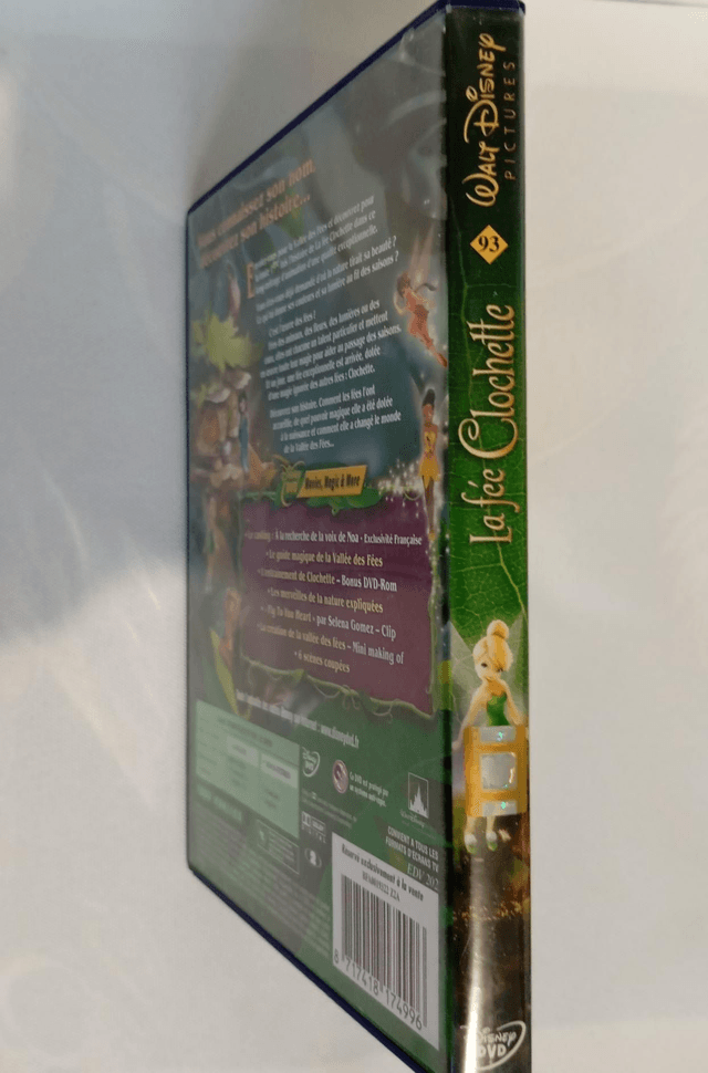 DVD Disney La fée clochette 