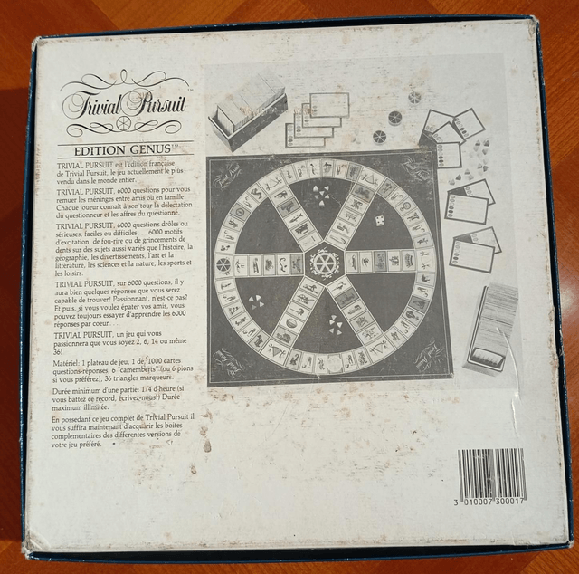 Jeu Trivial Pursuit Édition Genius