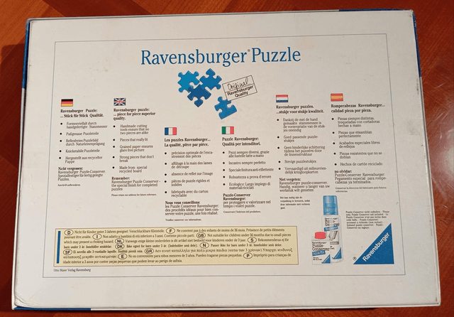 Puzzle ravensburger 1000 pièces danseuse