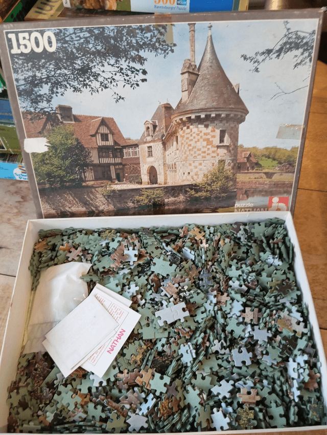 Puzzle Nathan 1500 pièces manoir
