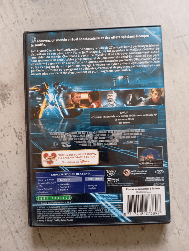 DVD Disney Tron