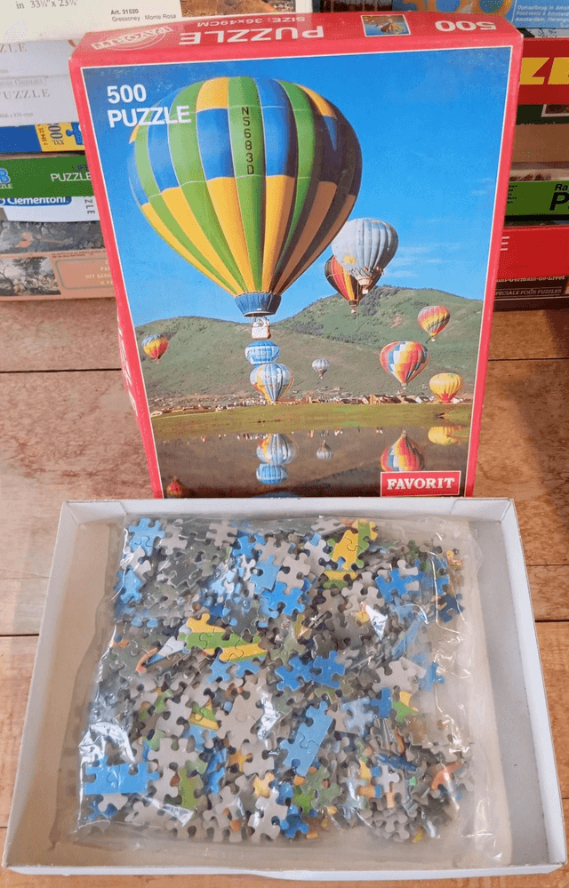 Puzzle favorit 500 pièces montgolfières