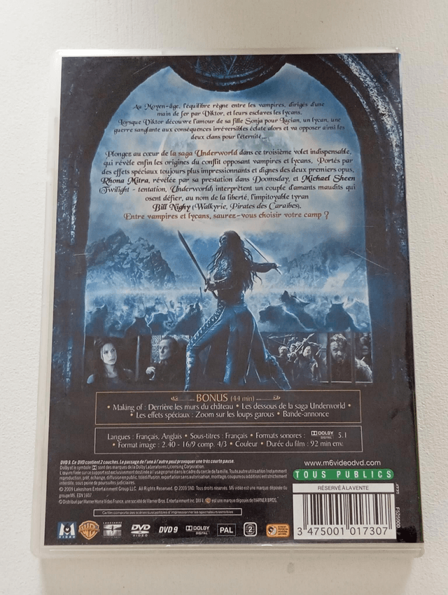 DVD Underworld 3 